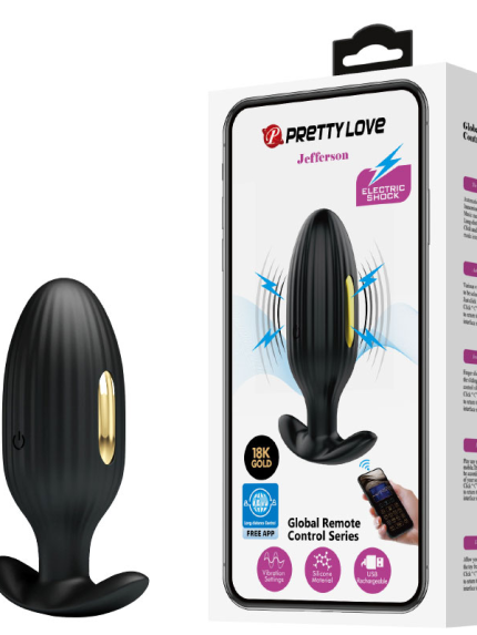 Telefon Kumandalı 12 Titreşim Fonksiyon & 3 Elektro Şoklu Teknolojik Anal Vajinal Vibratör