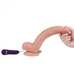 Bursa Erotik Shop 26 cm Gerçekçi Titreşimli Dildo Vibratör Penis