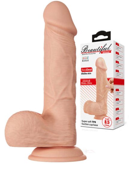 Bursa Erotik Shop 21.8 cm Gerçekçi Kalın Dildo Penis - Bahamut