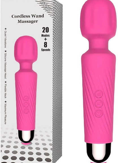Cordles wand masseger pink