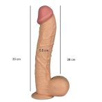 Bursa Erotik Shop Extra Large Realistic Dildo 33 CM