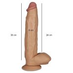 Bursa Erotik Shop 30 cm Gerçekçi Ekstra Uzun Kalın Dildo Penis