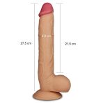 Bursa Erotik Shop 27,5 cm Gerçekçi Dev Dildo Penis
