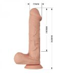 Bursa Erotik Shop 26 cm Titreşimli Gerçekçi Kalın Dildo Penis