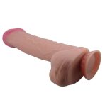 Bursa Erotik Shop 26 cm Kıkırdak Yapılı Çift Katmanlı Gerçekçi Melez Dildo