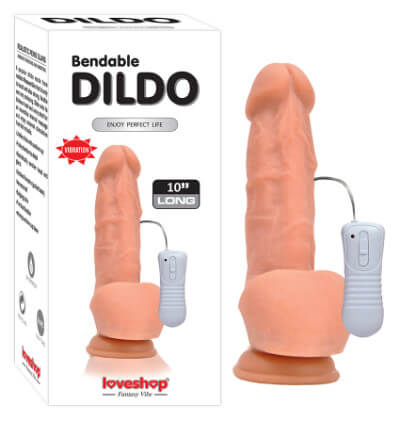 Bursa Erotik Shop Solid dildo 10'' vibrating