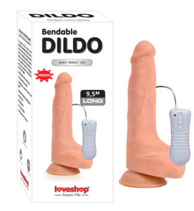 Bursa Erotik Shop Solid dildo 9.5'' vibrating