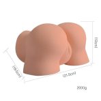 Bursa Erotik Shop 2 İşlevli 3D Realistik Kalça Suni Vajina Anüs - Bad Girl