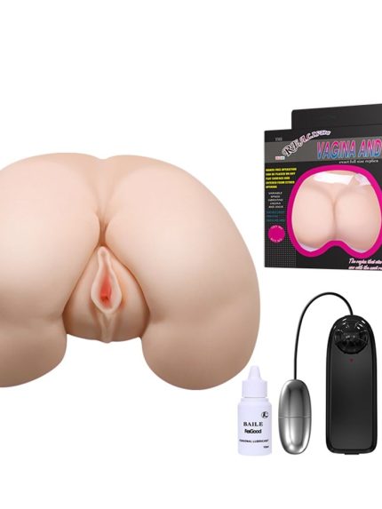 Bursa Erotik Shop 2 İşlevli Isıtmalı Titreşimli Suni Vajinal ve Anal Masturbatör