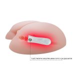 Bursa Erotik Shop 2 İşlevli Isıtmalı Titreşimli Suni Vajinal ve Anal Masturbatör