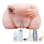 Bursa Erotik Shop 2 işlevli Ses Özellikli Titreşimli Realistik Kalça Suni Anal & Vajina