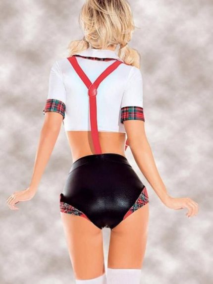 Bursa Erotik Shop Beyaz Liseli Kız Kostümü