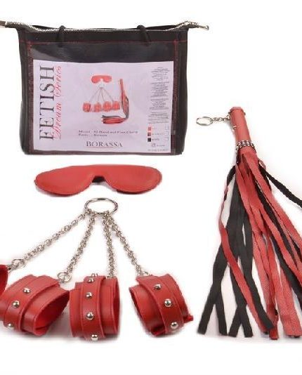 Bursa Erotik Shop Fetiş Kırmızı Set