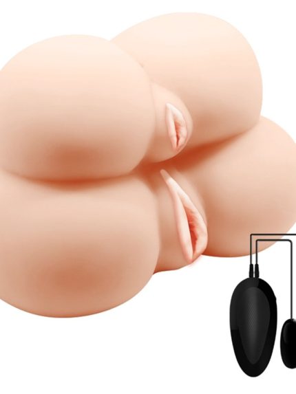 Bursa Erotik Shop İkiz Titreşimli Sesli Realistik Kalça Suni Vajina Anal