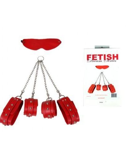 Bursa Erotik Shop Fetiş Kırmızı Set