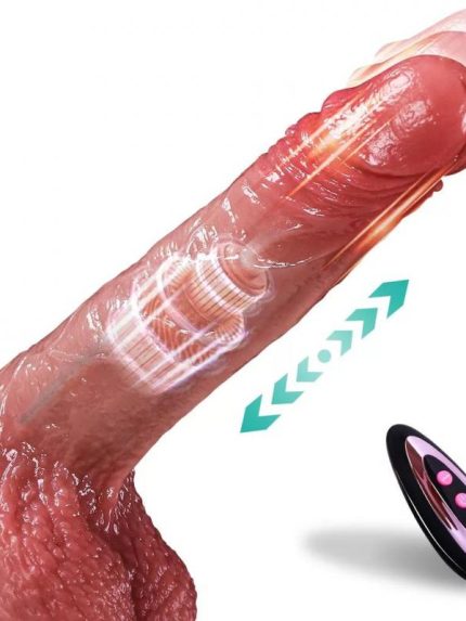 Bursa Erotik Shop Master Perfection Dildo Louis - Isıtmalı İleri Geri Hareketli ve Rotasyonlu Gerçekçi Damarlı Yapay Penis