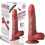 Bursa Erotik Shop Master Perfection Dildo Louis - Isıtmalı İleri Geri Hareketli ve Rotasyonlu Gerçekçi Damarlı Yapay Penis