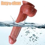 Bursa Erotik Shop Master Perfection Dildo Micheal - Isıtmalı İleri Geri Hareketli ve Rotasyonlu Gerçekçi Damarlı Yapay Penis