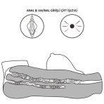 Yarım Vücut Anal Vajinal Silikon Seksi Masturbator - Street Girl