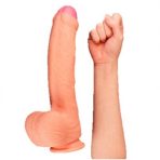 Bursa Erotik Shop Yeni Nesil Çift Katmanlı 28 cm Realistik Dildo Penis