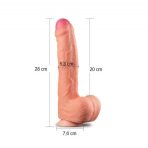 Bursa Erotik Shop Yeni Nesil Çift Katmanlı 28 cm Realistik Dildo Penis