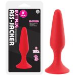 Bursa Erotik Shop Ass Jacker 4.5″ Silikon Anal Tıkaç Kırmızı