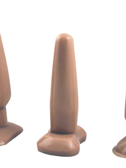 Bursa Erotik Shop Vanilla Dip 3'lü Anal Tıkaç Seti