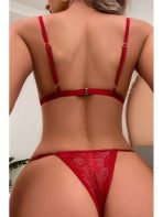 Bursa Erotik Shop Kırmızı Dantelli Gecelik